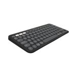 Klawiatura bezprzewodowa Logitech Pebble Keys 2 K380s grafitowa - 2