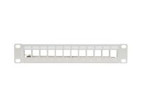 Patch panel pusty Lanberg 12 Port 1U 10