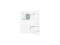 Gniazdo Lanberg 45x45 ładowarka 2x USB 2.1A białe - 4