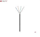 Kabel instalacyjny TechlyPro skrętka Cat5e U/UTP drut, 100m czarny - 2