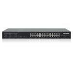 Switch niezarządzalny Intellinet 24x 10/100/1000 Mbps PoE+ 370W + 4x SFP+ 10G Uplink, Rack 19