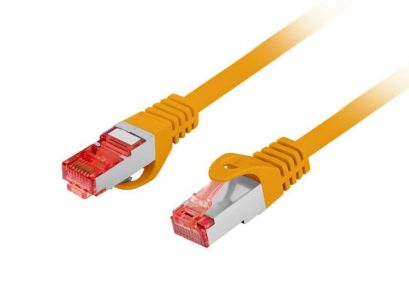 Patchcord Lanberg S/FTP kat.6 1,5m LSZH CU fluke passed pomarańczowy