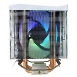 Chłodzenie CPU Rampage OCTAGONC50-WHITE LGA1700/AM5 1800RPM wentylator 120mm ARGB PWM - 3