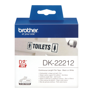 Brother DK-22212 do QL etyk fol biała 62mm *15,24m
