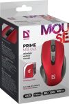 Mysz bezprzewodowa Defender PRIME MB-053 optyczna bezklikowa silent 1600dpi czerwona - 4