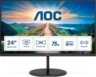 Monitor AOC 23,8" Q24V4EA HDMI DP głośniki