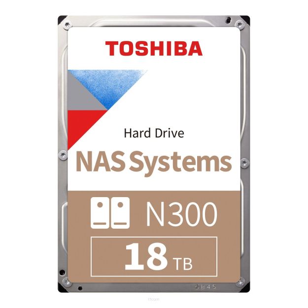 Dysk Toshiba N300 HDWG51JUZSVA 18TB 3,5