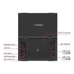 Monitor przenośny Verbatim Dual Monitor Essentials 15,6