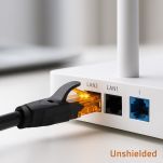 Kabel Patchcord Qoltec UTP | CAT6 | 2 x RJ-45 | High speed 1Gb/s | Pozłacane styki | 25m | Czarny - 2