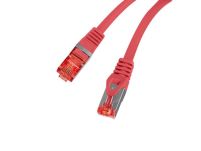 Patchcord Lanberg S/FTP kat.6 1m LSZH CU fluke passed czerwony - 3