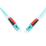 Kabel krosowy (patchcord) DIGITUS światłowodowy LC/LC, dplx, MM 50/125, OM3, LSOH, 5m, turkusowy - 4