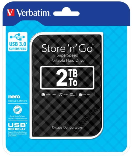 Dysk zewnętrzny Verbatim 2TB Store 'n' Go 2.5