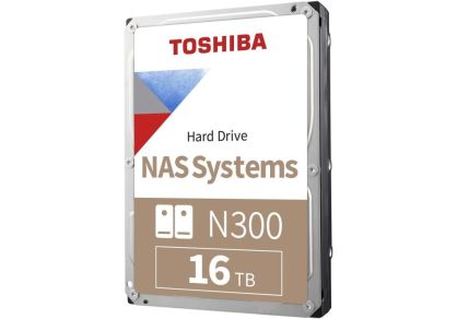 Dysk Toshiba N300 HDWG31GUZSVA 16TB 3,5" 7200 512MB SATA III BULK