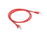 Patchcord Lanberg UTP kat.5e 1m czerwony - 2