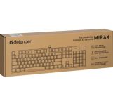 Klawiatura przewodowa Defender MIRAX GK-352 MECHANICZNA podświetlana gaming RGB outemu blue - 11