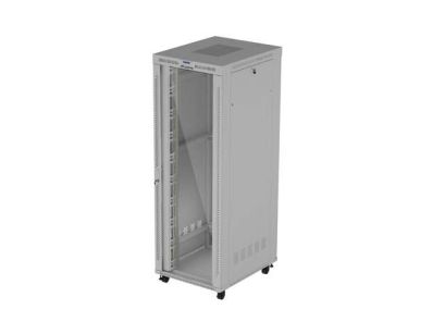 Szafa instalacyjna Rack stojąca 19" 47U 800x1000 szara Lanberg (flat pack) V2