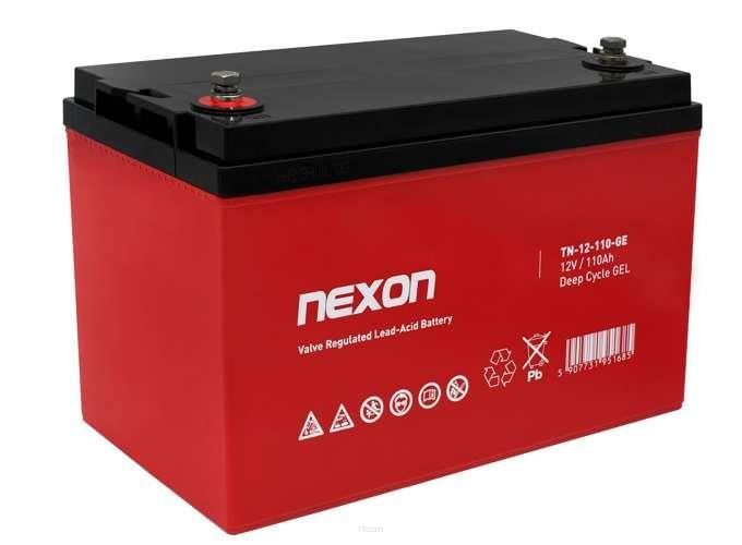 Akumulator żelowy Nexon TN-GEL 12V 110Ah long life(12l) - głębokiego rozładowania i pracy cyklicznej