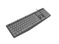 Klawiatura przewodowa Natec Nautilus US slim czarno-szara - 5