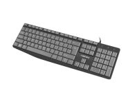 Klawiatura przewodowa Natec Nautilus US slim czarno-szara - 7