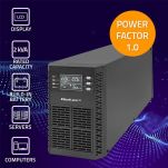 Zasilacz awaryjny UPS Qoltec 2kVA | 2000W | Power Factor 1.0 | LCD | EPO | USB | On-line - 3