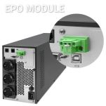 Zasilacz awaryjny UPS Qoltec 2kVA | 2000W | Power Factor 1.0 | LCD | EPO | USB | On-line - 4