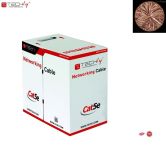 Kabel instalacyjny TechlyPro 100% miedź skrętka Cat5e UTP 4x2 linka 305m, szary - 3