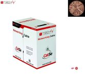 Kabel instalacyjny TechlyPro 100% miedź skrętka Cat5e UTP 4x2 linka 305m, szary - 4