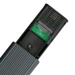 Obudowa/kieszeń Qoltec na dysk M.2 SSD | NVMe | PCIe | USB 3.1 | Super speed 10Gb/s | 4TB | Grafit - 8