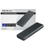 Obudowa/kieszeń Qoltec na dysk M.2 SSD | NVMe | PCIe | USB 3.1 | Super speed 10Gb/s | 4TB | Grafit - 5