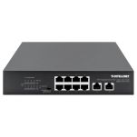 Switch niezarządzalny Intellinet 8x 10/100/1000 Mbps PoE+ 120W + 2x RJ45 Uplink desktop/rack - 3