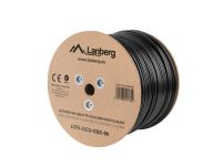 Kabel FTP Lanberg kat. 5e 305m drut Outdoor CU czarny - 3
