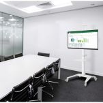 Stojak mobilny Techly 37''-70'', 70kg 2 półki - 7