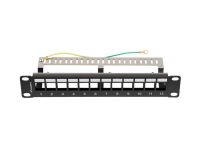 Patch panel pusty Lanberg 12 Port 1U 10