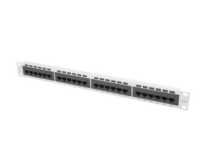 Patch panel Lanberg PPU6-1024-S 24 port 1U kat.6 szary