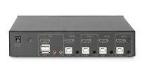 Przełącznik KVM DIGITUS 4 portowy HDMI, 4K 30Hz - 4