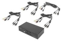 Przełącznik KVM DIGITUS 4 portowy HDMI, 4K 30Hz - 7