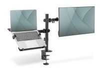 Uchwyt biurkowy DIGITUS podwójne ramię na 1xLCD 32