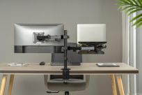 Uchwyt biurkowy DIGITUS podwójne ramię na 1xLCD 32