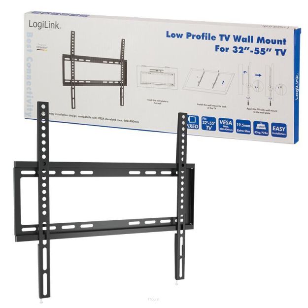 Uchwyt ścienny LogiLink do telewizora LCD/LED VESA 400x400, 32-55