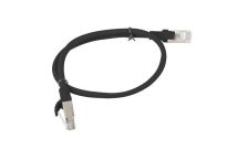 Patchcord Lanberg UTP kat.5e 0,5m czarny - 2