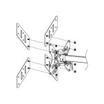 Adapter uniwersalny Techly VESA 200x200 do 400x400 - 4