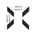 Adapter uniwersalny Techly VESA 200x200 do 400x400 - 3