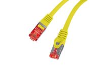 Patchcord Lanberg S/FTP kat.6 3m LSZH CU fluke passed żółty - 3