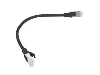 Patchcord Lanberg UTP kat.5e 0,25m czarny - 2