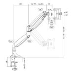 Uchwyt do monitora LCD/LED LogiLink aluminiowy, VESA 100x100, 13-32