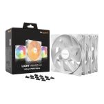 Wentylator be quiet! Light Wings LX 140mm PWM White Triple Pack - 4