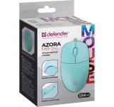Mysz przewodowa Defender AZORA MB-241 OPTICAL 1200dpi 3P turkus kabel 1.8 m - 4
