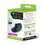 Mysz bezprzewodowa Techly 2.4GHz RF USB pionowa 3200dpi optyczna - 12