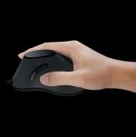 Mysz przewodowa LogiLink ID0158 ergonomiczna,1000 dpi czarna - 2