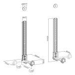 Uchwyt na soundbar do TV Maclean MC-914 max.15kg czarny - 10